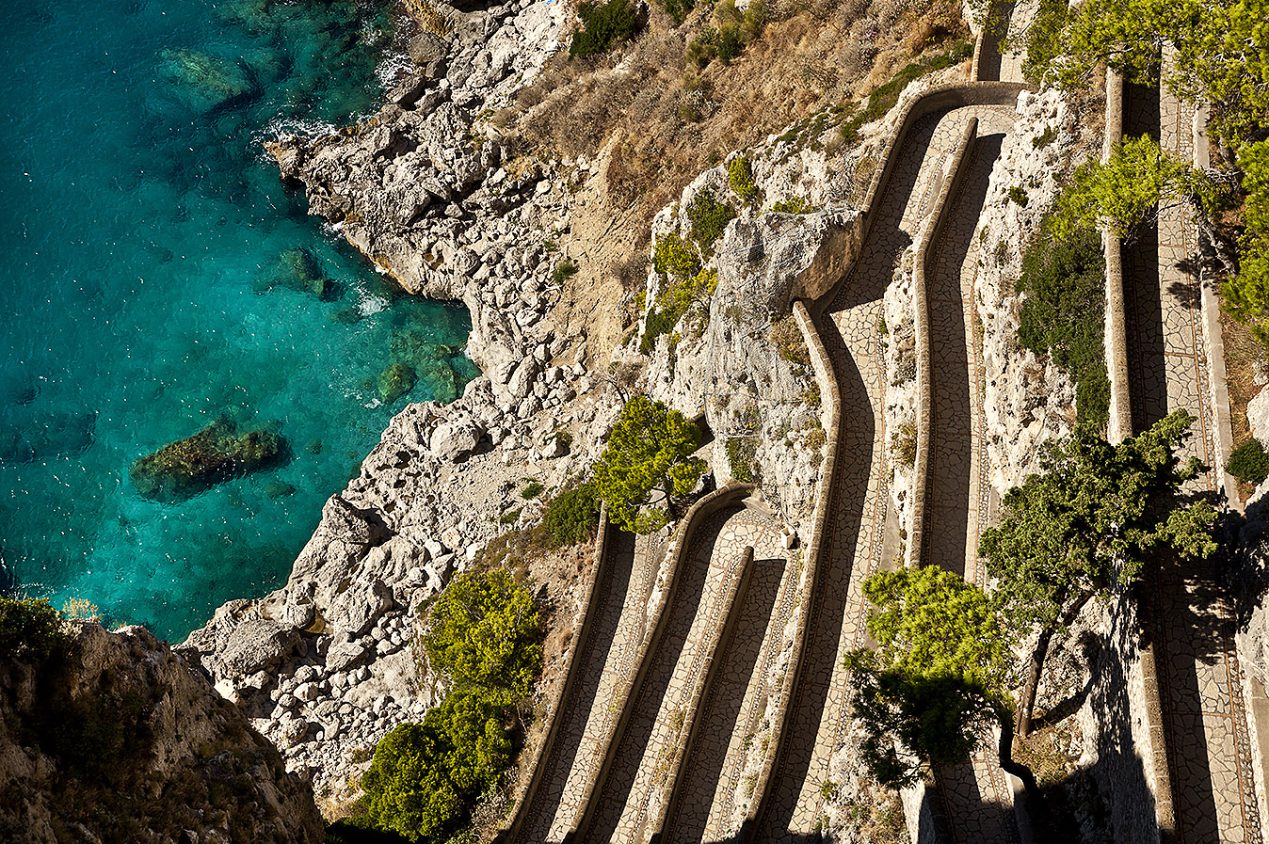 Italy, Gulf of Naples, Island of Capri - via Krupp